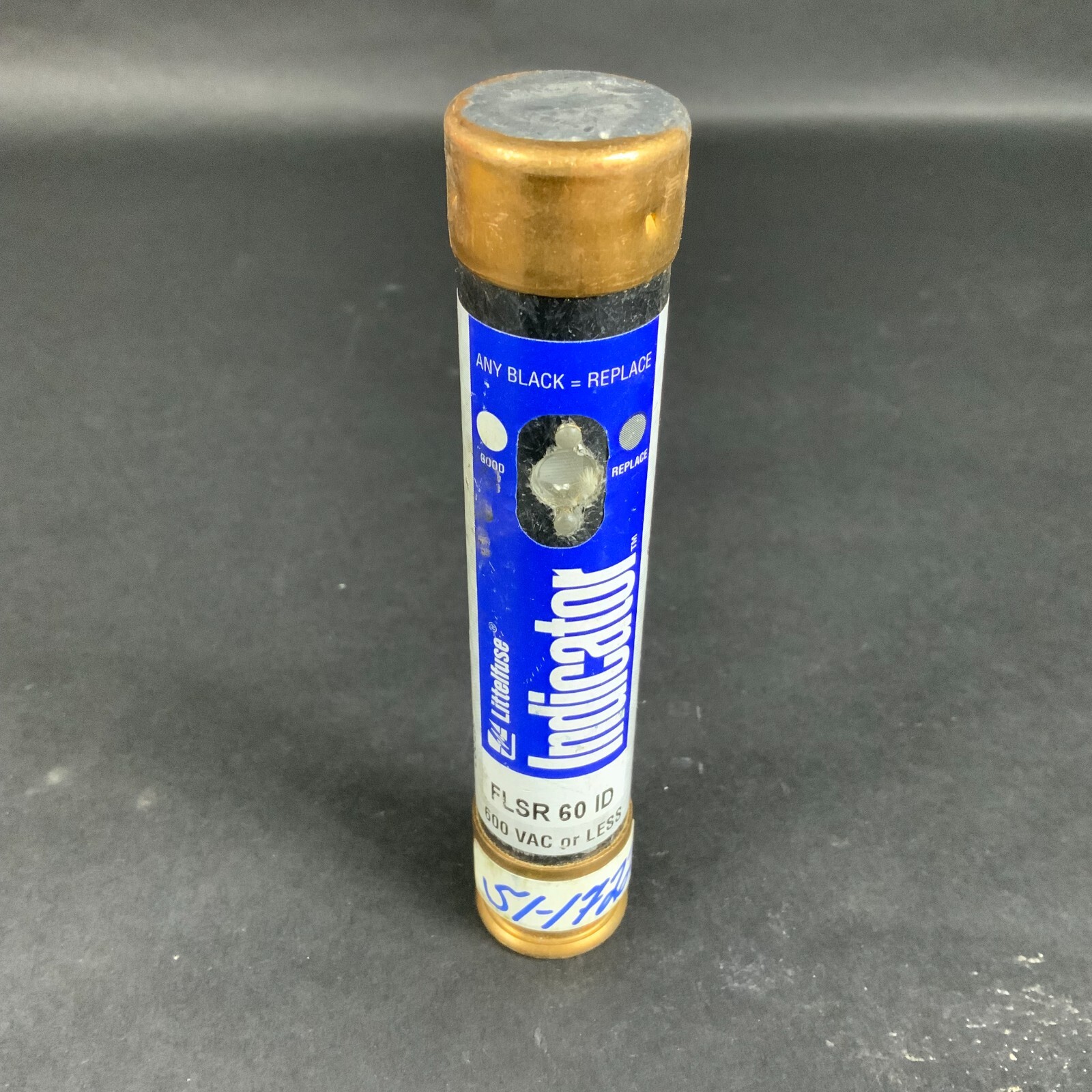 Used LITTELFUSE FLSR-60-ID INDICATOR FUSE ($7 OBO)