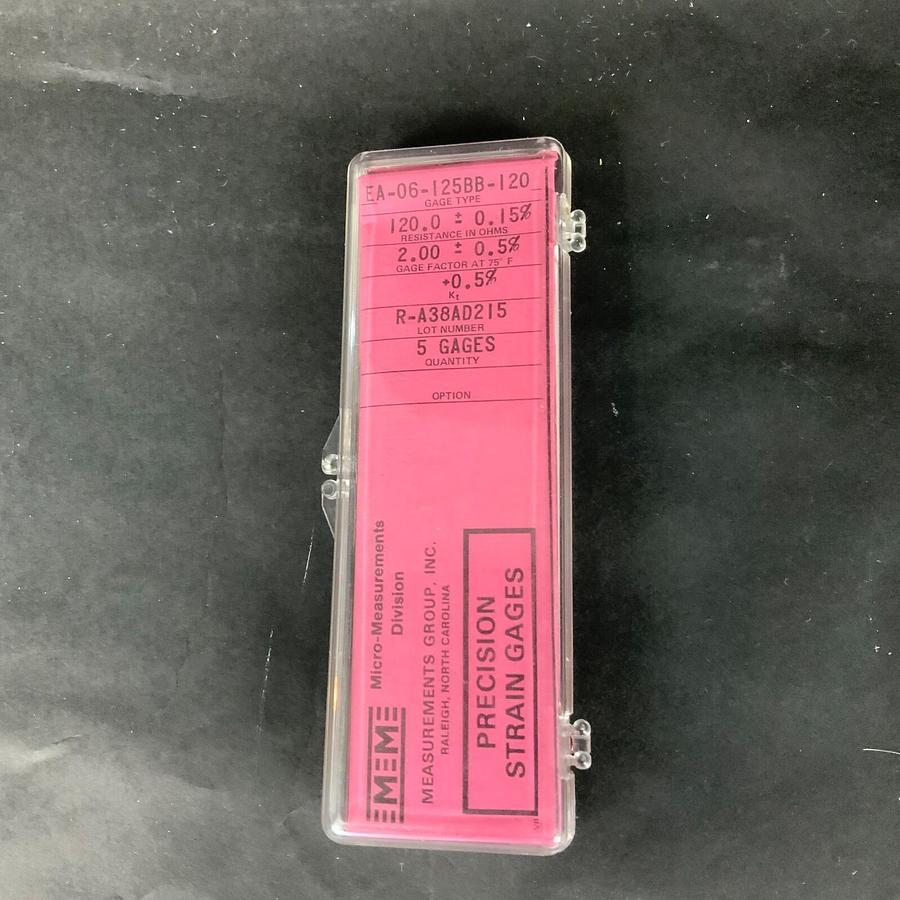 Used MICRO-MEASUREMENTS EA-06-125BB-120 PRECISION STRAIN GAUGE - 1 UNIT ($5 OBO)