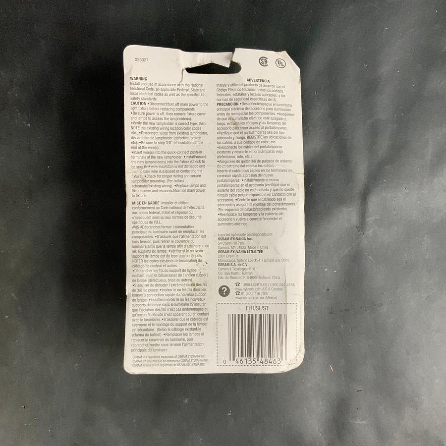 Used OSRAM FLUORESCENT LAMP HOLDERS 2-PACK ($8 OBO)