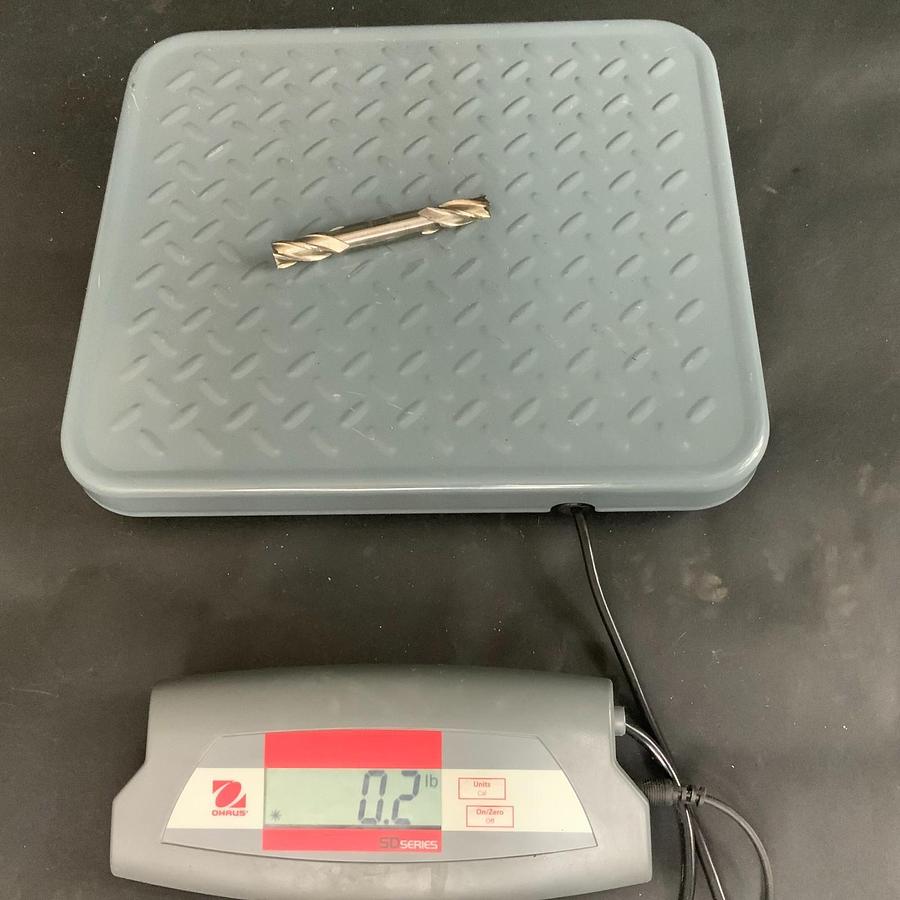 Used unbranded 1/2”X1/2” HSS 4-FLUTE DOUBLE END MILL ($10 OBO)