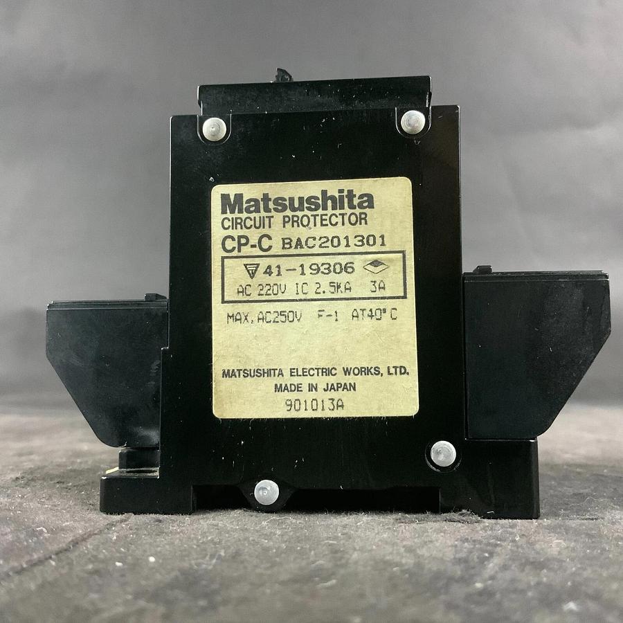 Used MATSUSHITA BAC201301 CIRCUIT PROTECTOR ($60 OBO)