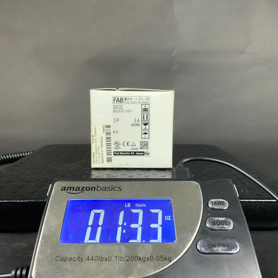 FUJI ELECTRIC SA33C BB3ASC 005 CIRCUIT BREAKER ($120 OBO) - LOT OF 6
