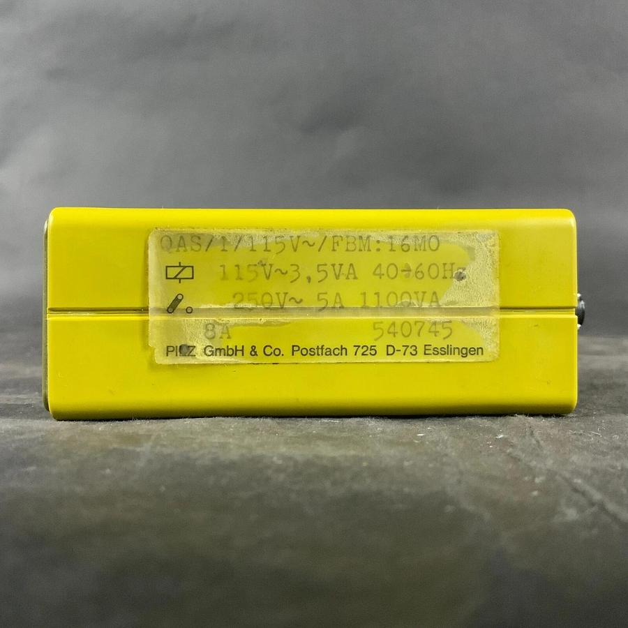 Used PILZ QAS/1 RELAY