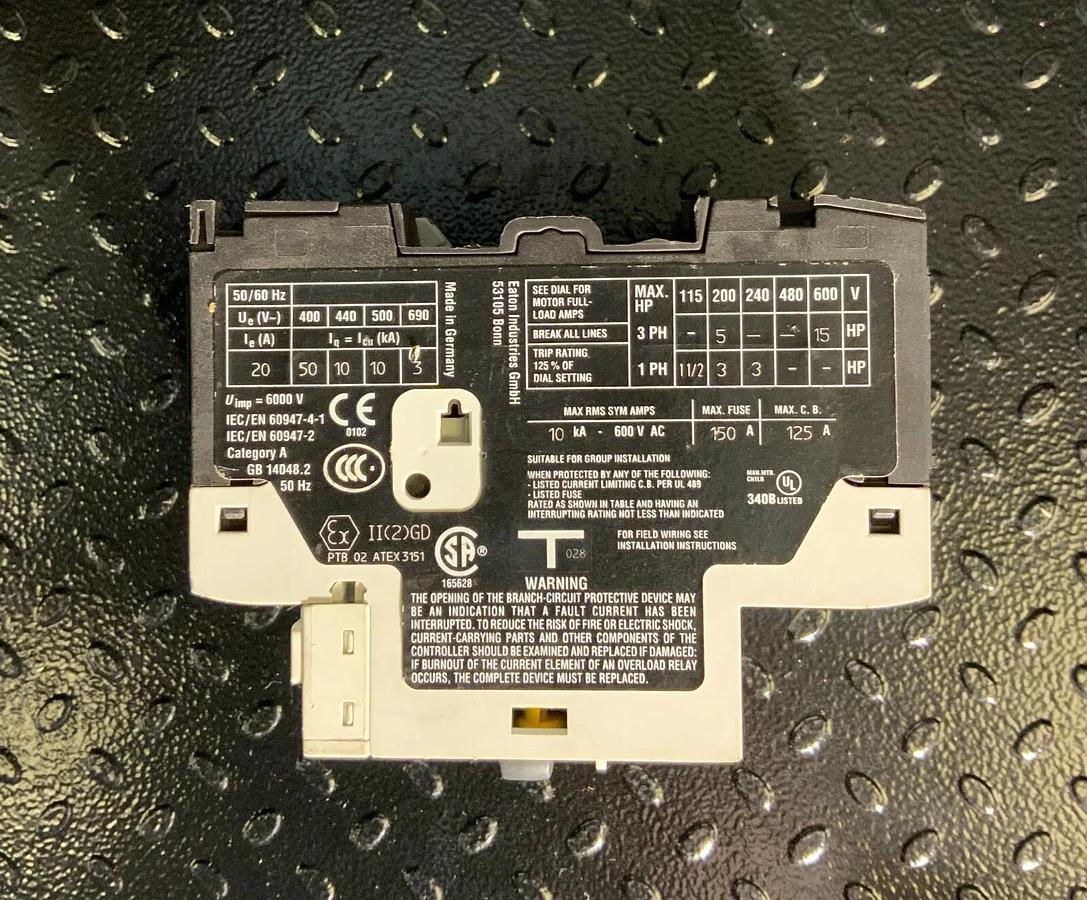 Used MOELLER PKZM0-20 ($44.99/EACH OBO)