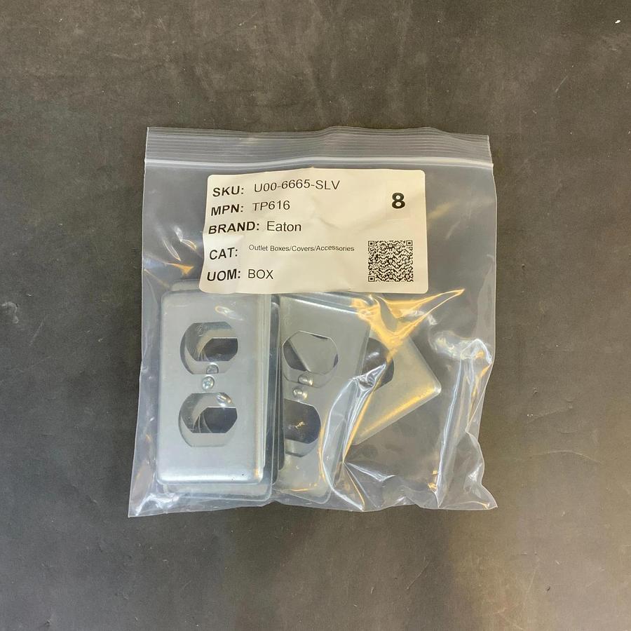 EATON CROUSE-HINDS TP616 UTILITY BOX COVER - SET OF 8 ($8 OBO)