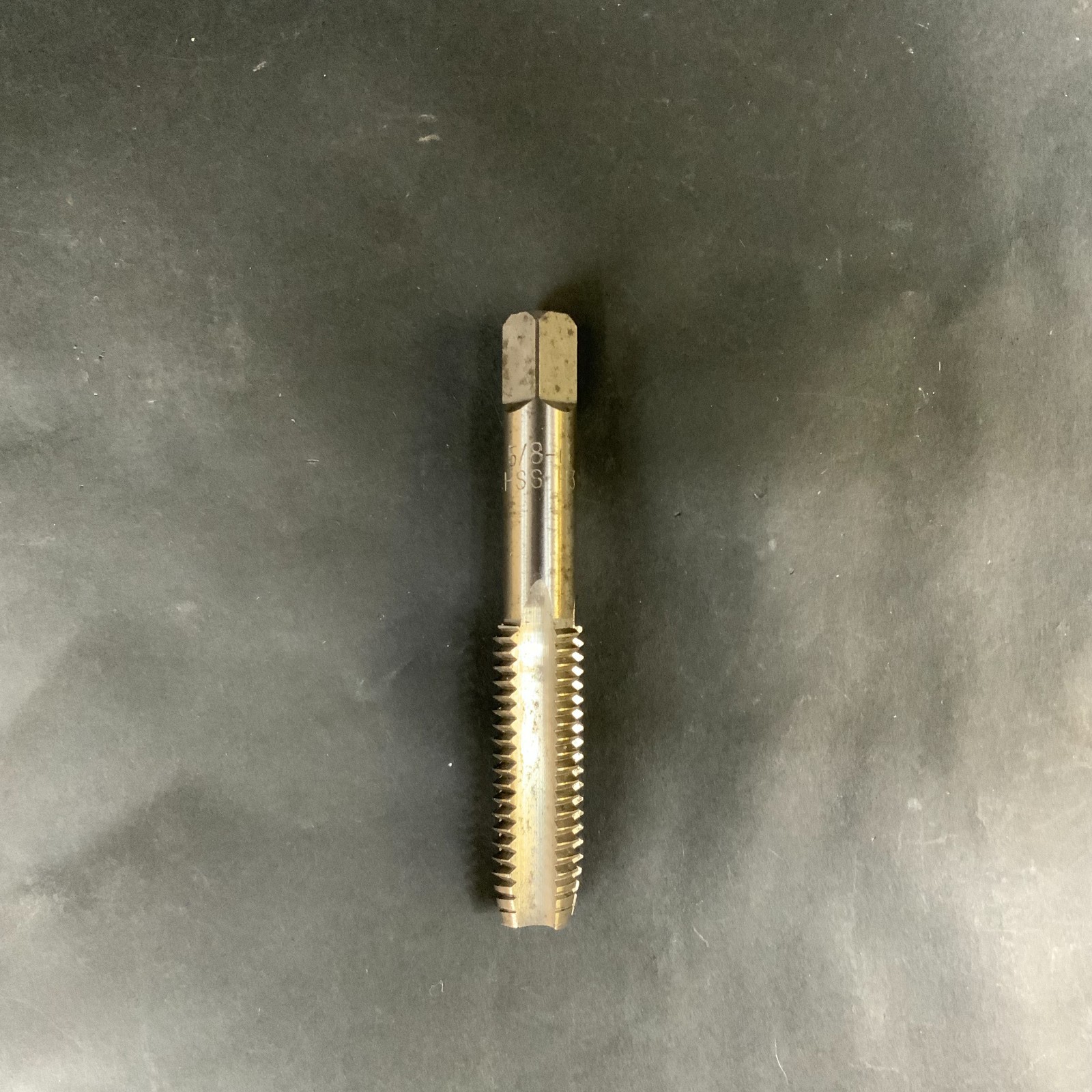 Used Unbranded 5/8”-11 NC 4-FLUTE HSS H3 GROUND THREAD PLUG TAP ($10 OBO)