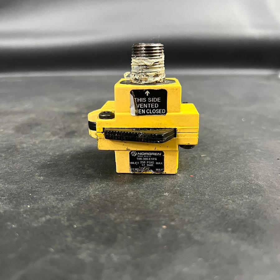 Used NORGREN T08-300-E1PA SHUT-OFF VALVE ($15 OBO)