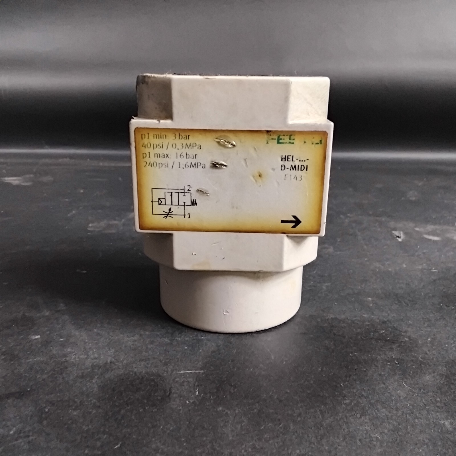 Used FESTO HEL-D-MIDI SHUTOFF VALVE ($15 OBO)