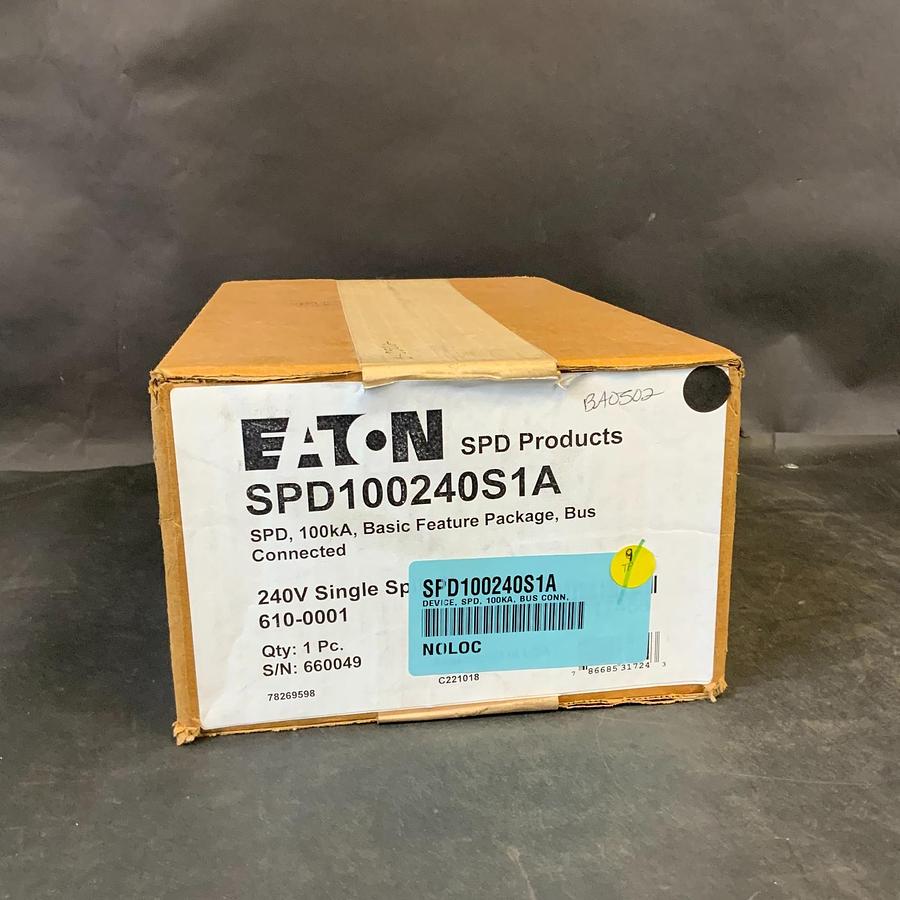 EATON SPD100240S1A SURGE PROTECTION DEVICE ($2750 OBO)