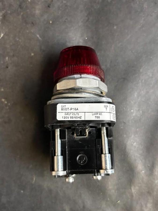Used ALLEN BRADLEY 800T-P16A SERIES T RED PILOT LIGHT ($15 OBO)