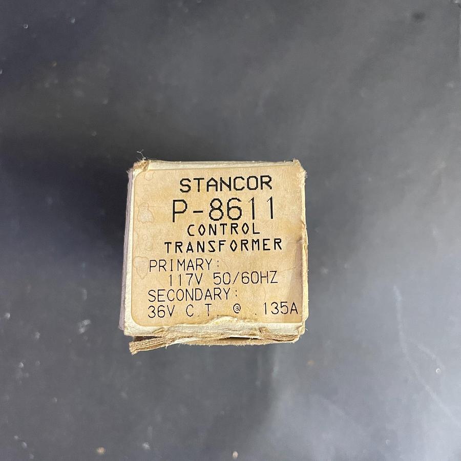 Used STANCOR P-8611 CONTROL TRANSFORMER 117V 50/60HZ 36V C.T. 0.135A USA OEM