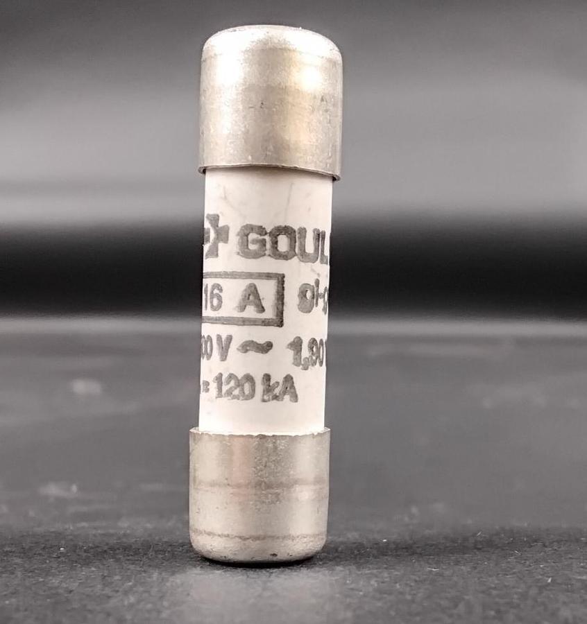 Used GOULD Cylindrical gL-gG 16 AMP FUSE ($8 OBO)