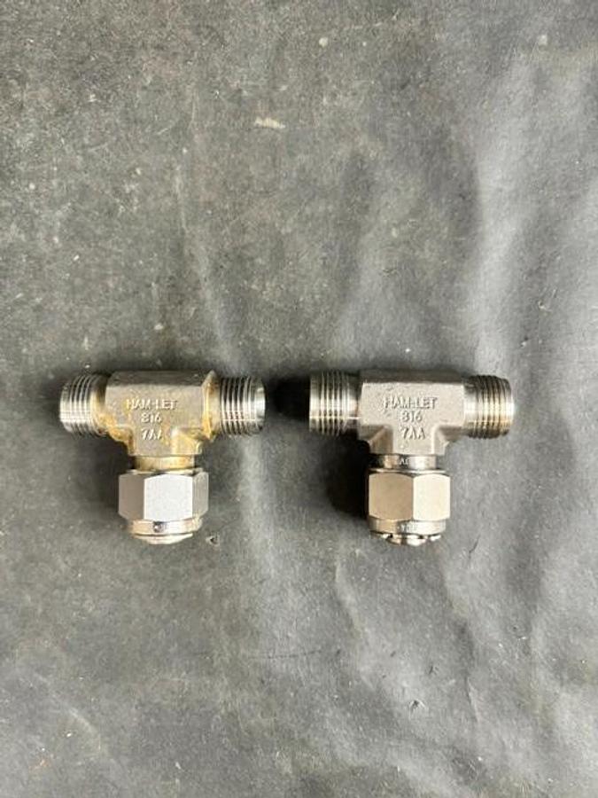 Used HAM-LET 316-7AA MALE RUN TEE - GROUP OF 2