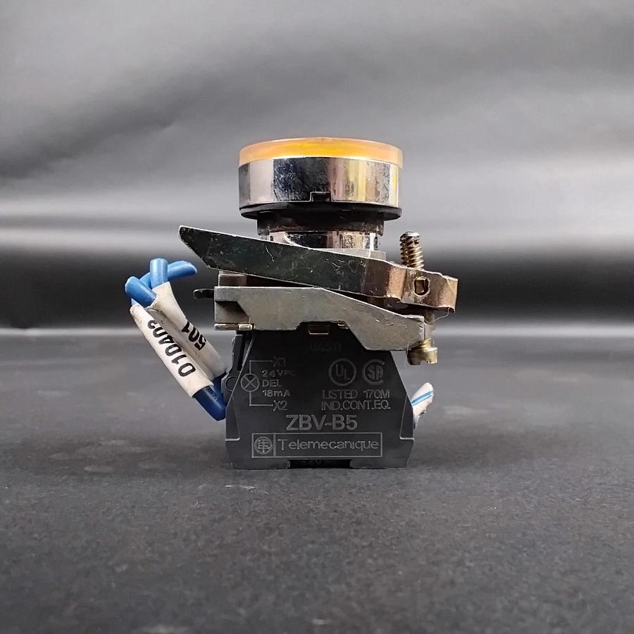 Used TELEMECANIQUE ZBV-B5 ORANGE PUSHBUTTON ($18 OBO)