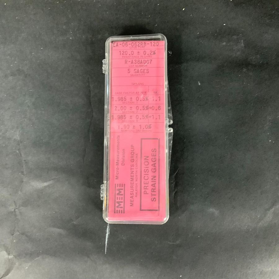 MICRO-MEASUREMENTS EA-06-062RB-120 PRECISION STRAIN GAUGE - LOT OF 2 ($10 OBO)
