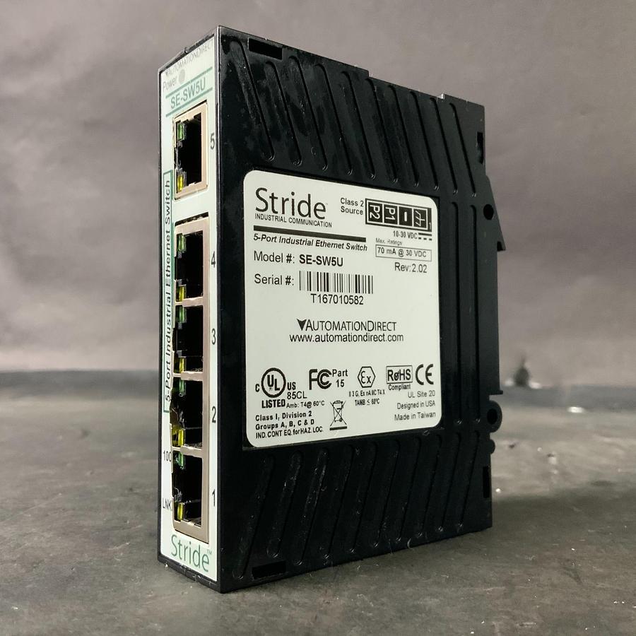 Used AUTOMATION DIRECTOR SE-SW5U ETHERNET SWITCH ($50 OBO)
