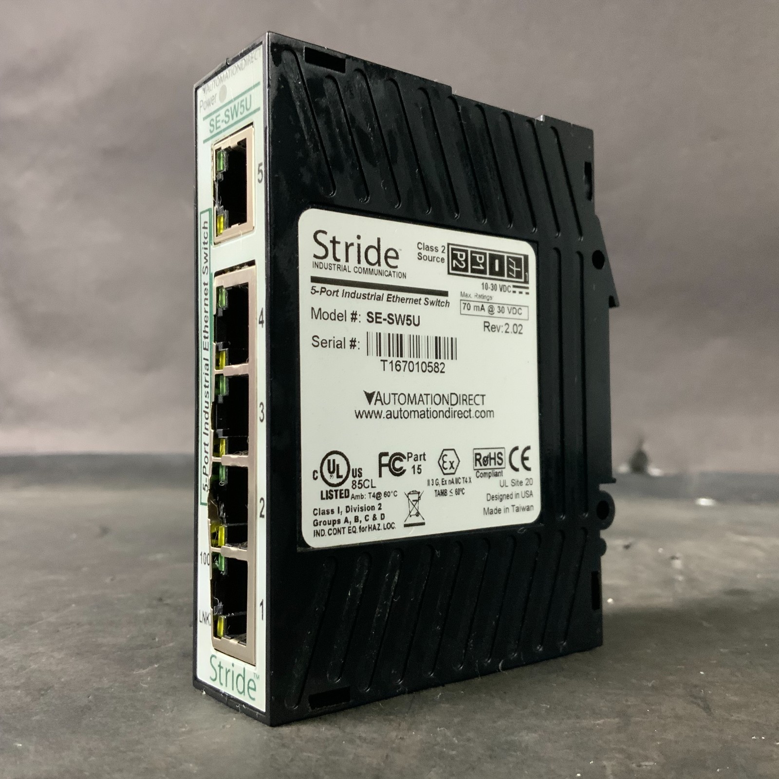 Used AUTOMATION DIRECTOR SE-SW5U ETHERNET SWITCH ($50 OBO)