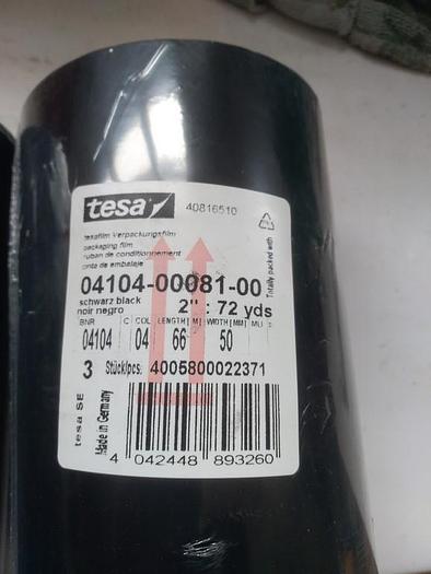 58 Stück Premium Klebeband, 4104 00081 00 Tesa schwarz/rot, Tesa, neu