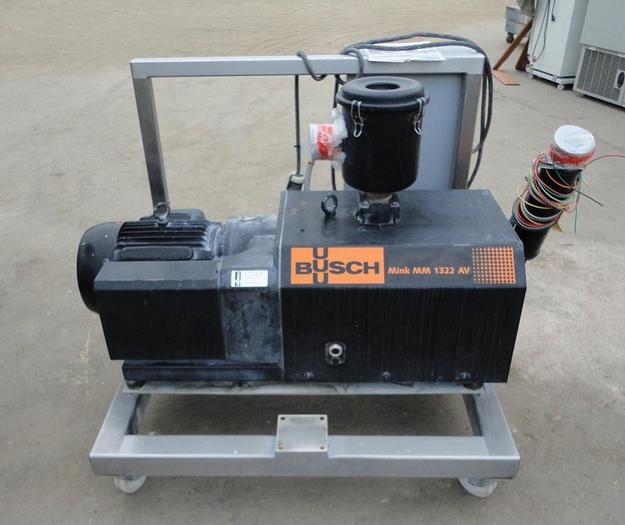 Used Pump, Vac, Busch, 10 HP, 218 CFM, Type Mink, U0700801158, #S741439