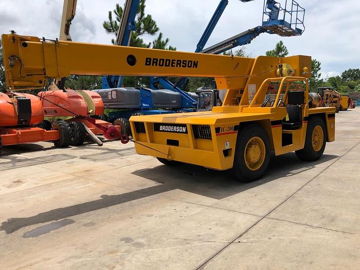 Used BRODERSON IC-200-2B DECK CRANE