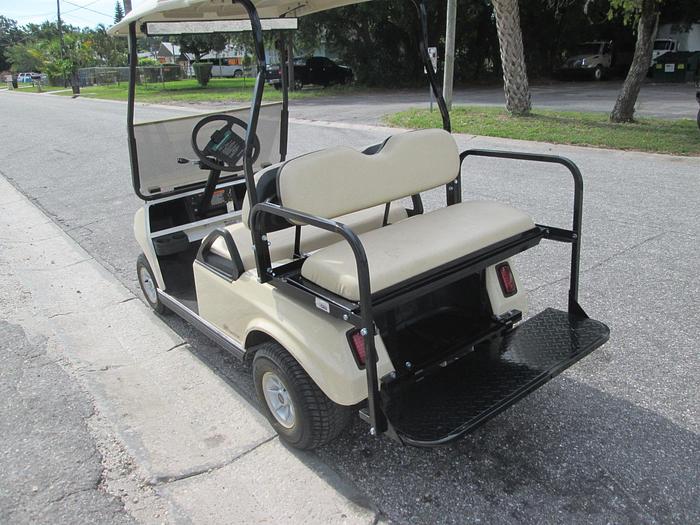 Used 2011 Club Car Gas Golf Cart With Fold Down Rear Seat Or 4 Seater