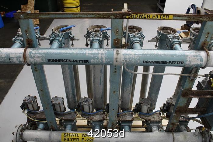Used Ronnigen Petter F246IBA 6-Bank Canister Filter System #42053