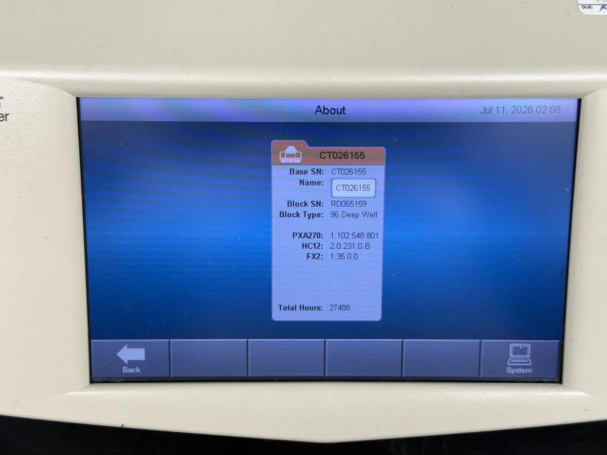 Used Bio-Rad C1000 Touch Thermal Cycler | 96-Deep Well PCR Reaction Module