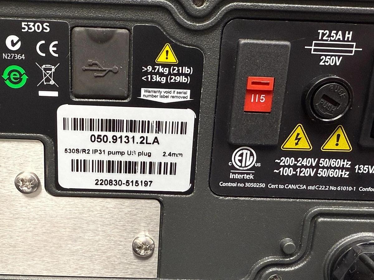 Watson Marlow 530S IP31 Peristaltic Process pump with 2.4mm head NEW