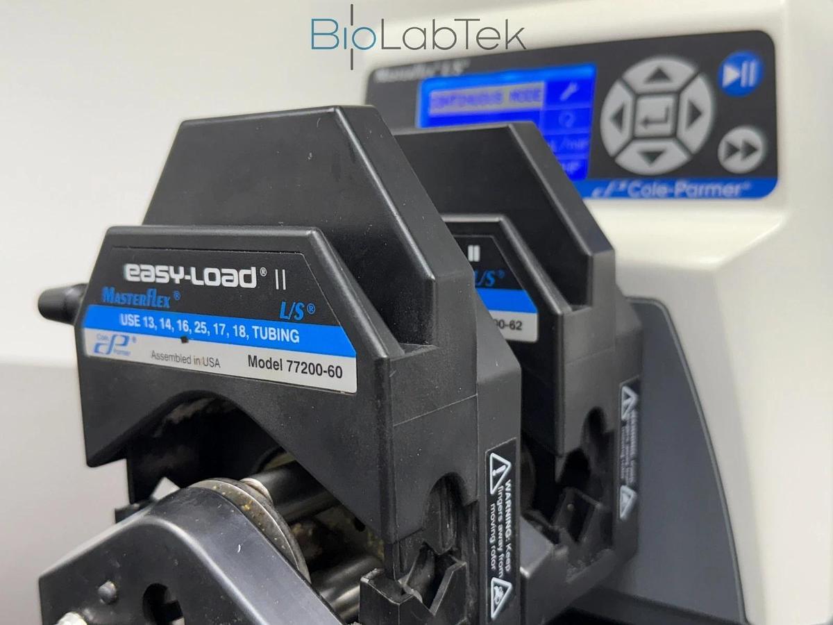 Used Cole-Parmer Masterflex L/S Peristaltic Tube Pump with 2 easy-load heads