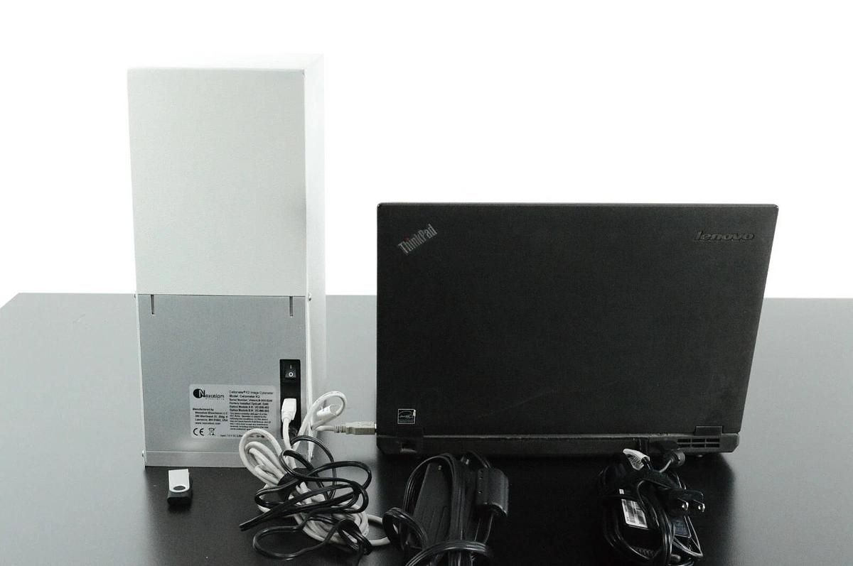 Used Nexcelom Cellometer K2 Image Cytometer Viability Cell Counter w/pc & Warranty