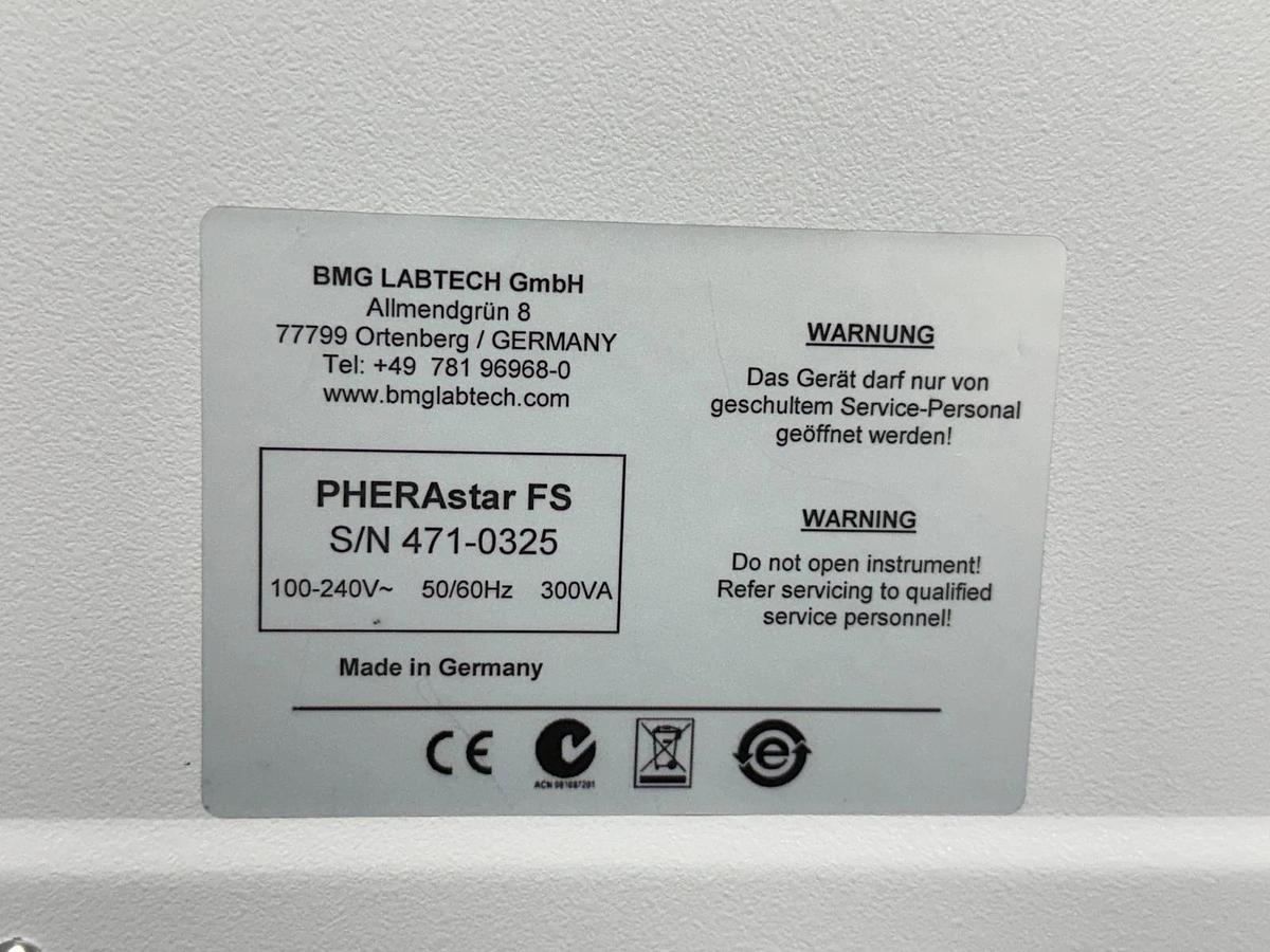 Used BMG LABTECH PHERAstar FS Multimode Microplate Reader | HTS 1536 16-modules Soft