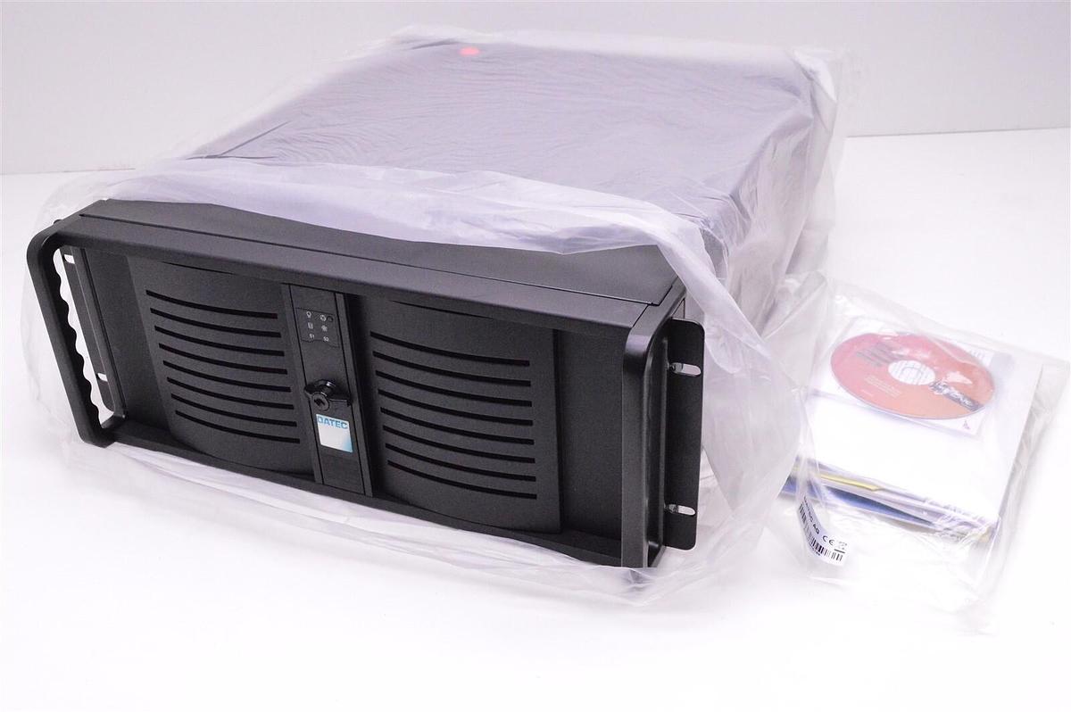 Used DATEC black EYE-4800B 19" industrial control rackmount server computer complete