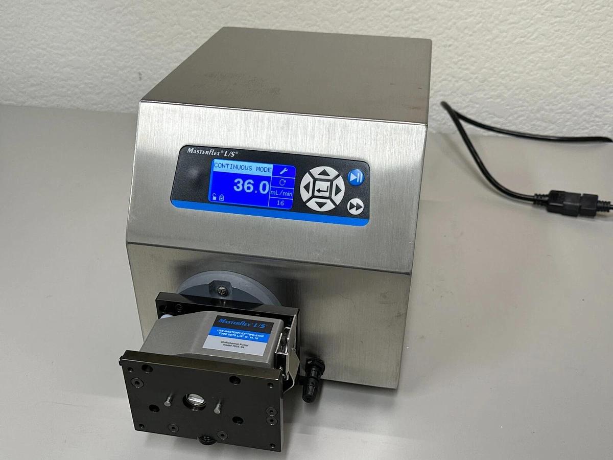 Used Cole Parmer Masterflex L/S Process Peristaltic Pump with 4-channel pumphead