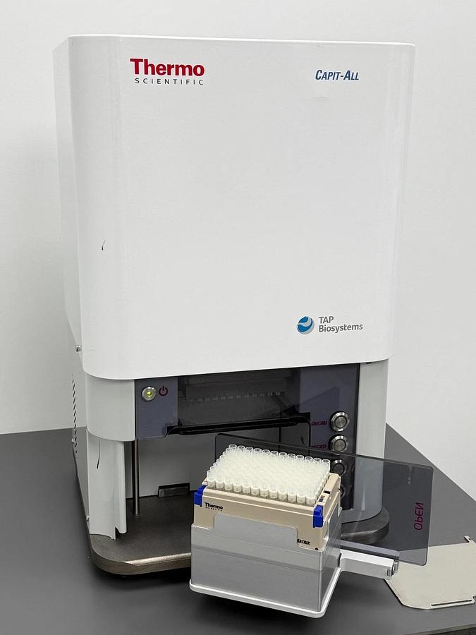 Used Thermo TAP Sartorius Capit-All 96-Tube Matrix Screw Cap Tube Capper/Decapper