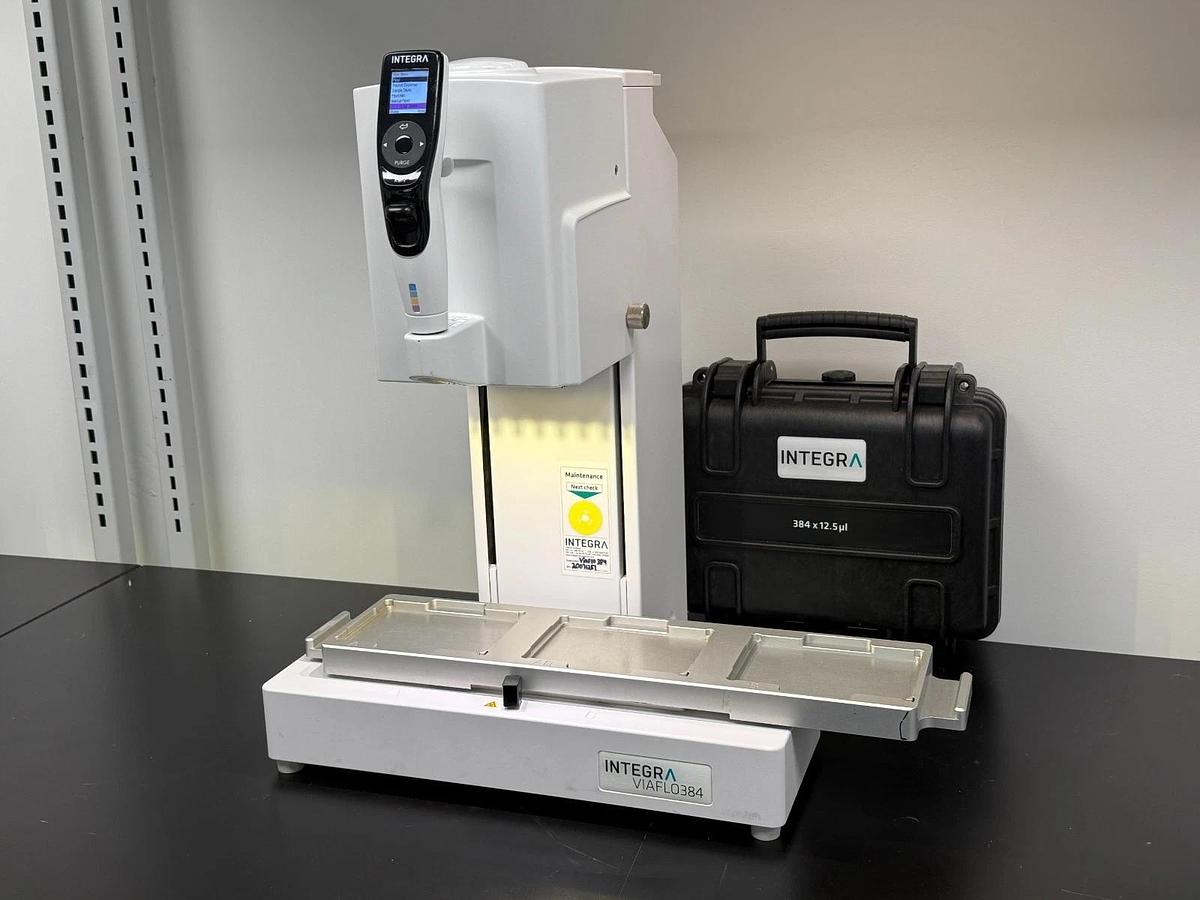 Used Integra VIAFLO 384 Electronic Pipetting System with 0.5-12.5µL 384 Head