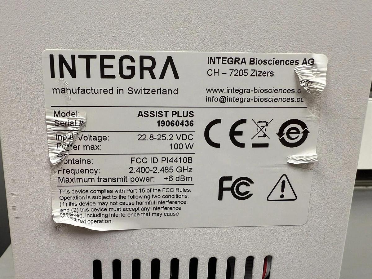 Used Integra Biosciences ASSIST PLUS workflow automation Pipetting Robot