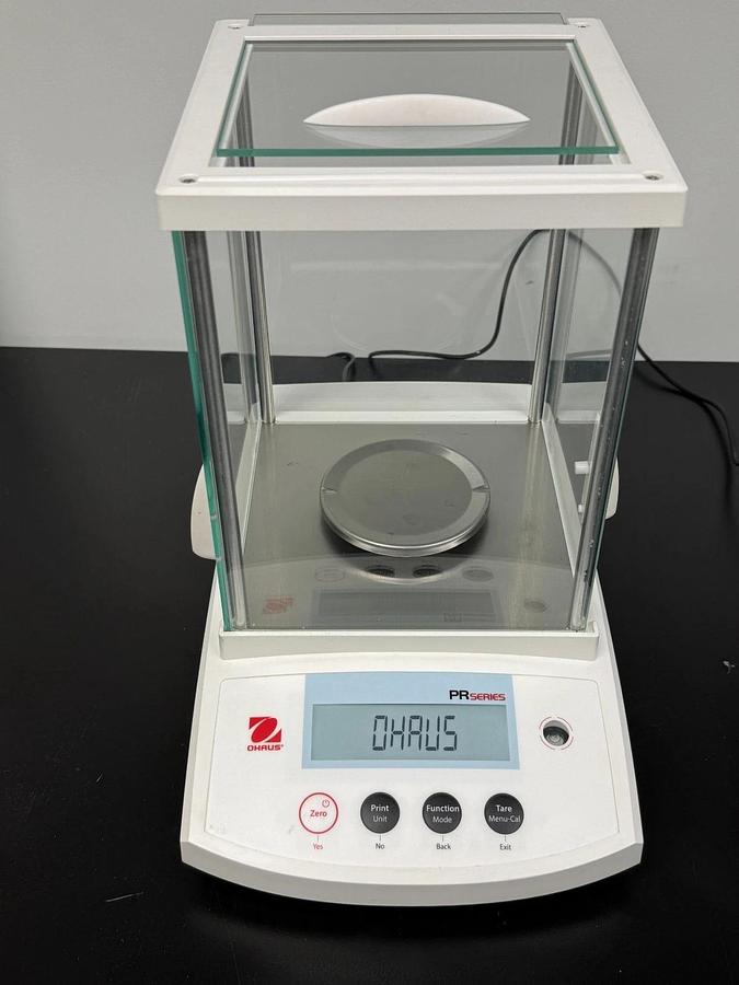 Used OHAUS PR124/E Analytical Balance | 120g Capacity, 0.1mg Readability