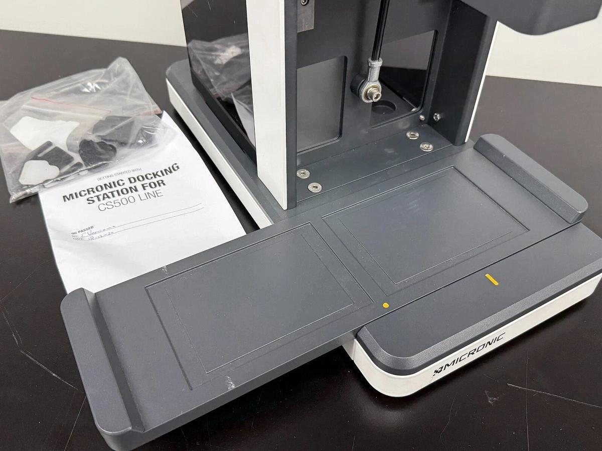 Used Micronic tube rack docking station for capper recapper CS500 line