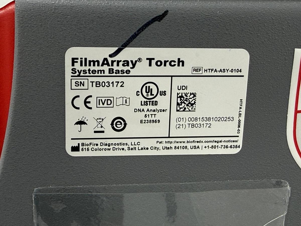 Used BioFire FilmArray Torch PCR Molecular Testing Analyzer | Base with 6 Modules