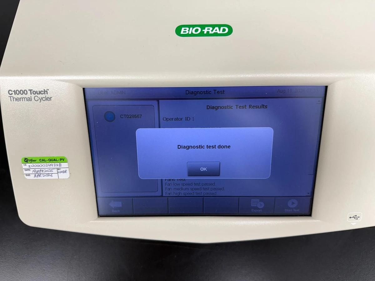 Used Bio-Rad C1000 Touch Thermal Cycler 96 DW Deep Well | Gradient PCR
