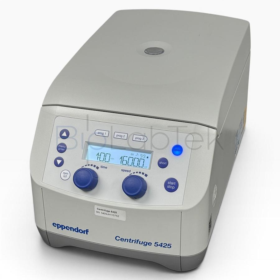 Used Eppendorf Centrifuge 5425 Benchtop Centrifuge with 24-Place tube rotor