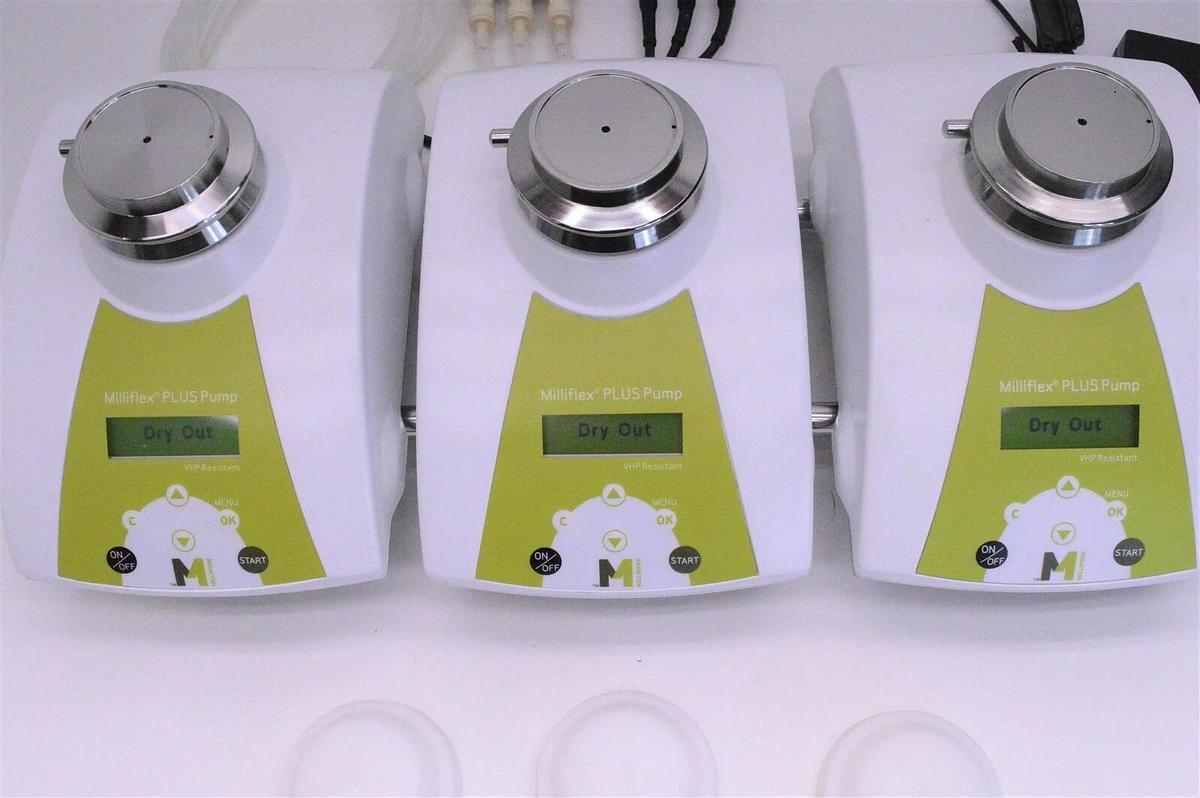 Used 3x set Millipore Milliflex plus VHP resistant pump MXPPLUVHP w/Warranty