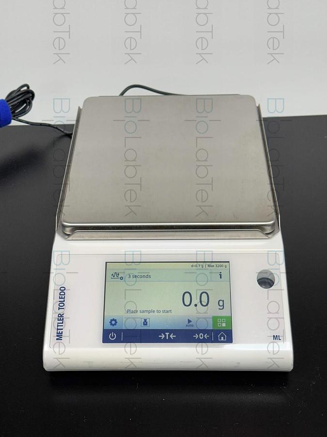 Used Mettler Toledo lab precision balance ML3001T 3200g 100mg w/warranty