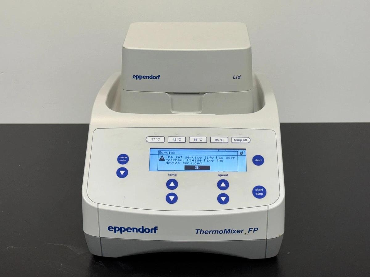 Used Eppendorf ThermoMixer FP 5385 Heating Shaker | with Microplate adapter & lid