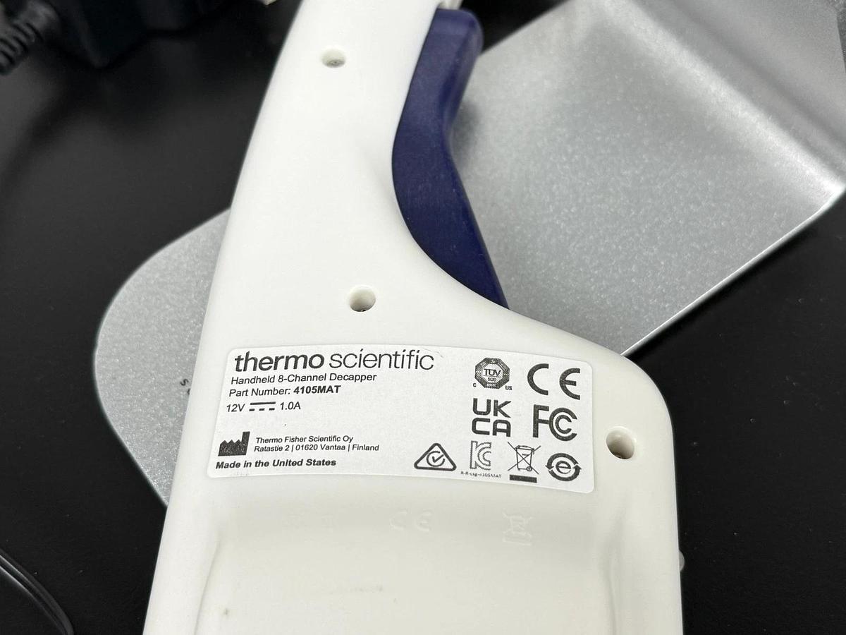 Used Thermo handheld 8-channel capper decapper 4105MAT for Matrix Tubes