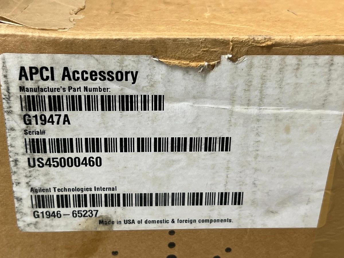 Agilent LMCS MSD mass spectrometer APCI Ionization Source G1947A