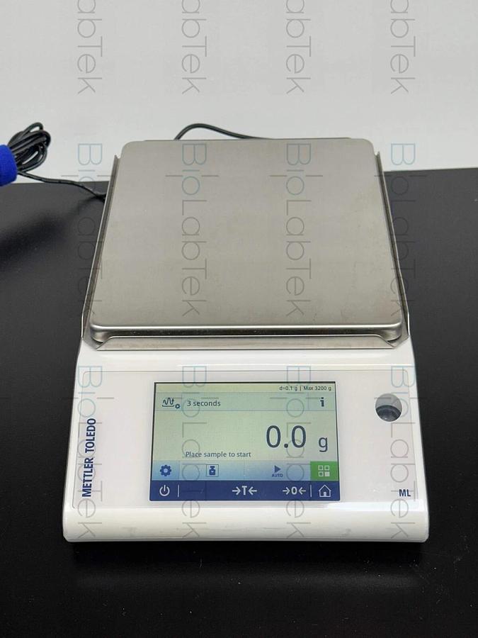 Used Mettler Toledo lab precision balance ML3001T 3200g 100mg w/warranty