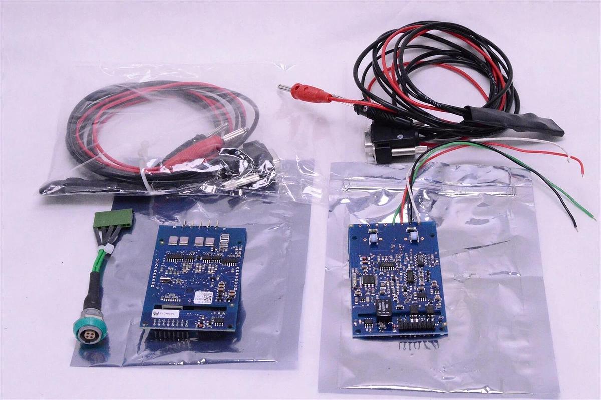 Used 2x Medlab 3 Channel ECG Test Kit bloodpressure board pcb EG01010 EG02000 0708