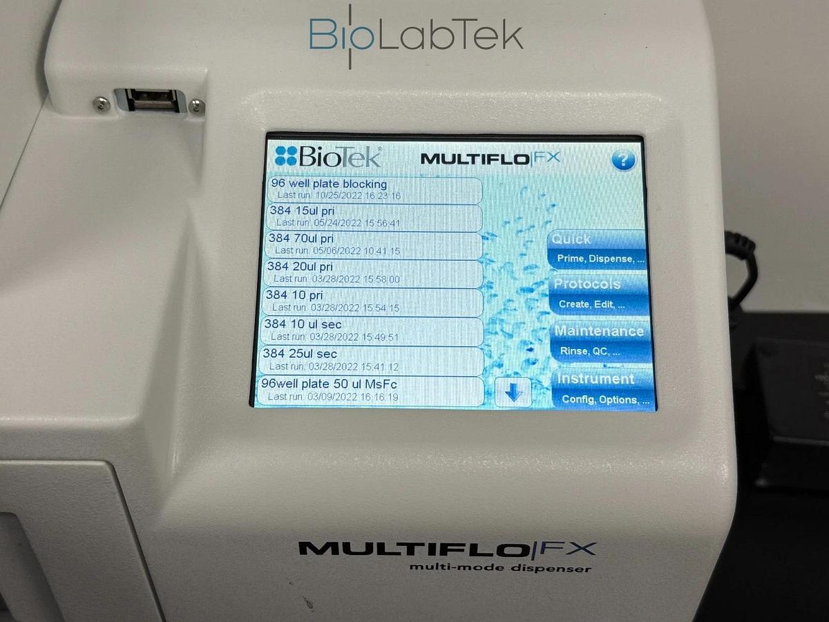 Used BioTek Agilent Multiflo FX multi-mode dispenser MFXP1 w/peri-pump