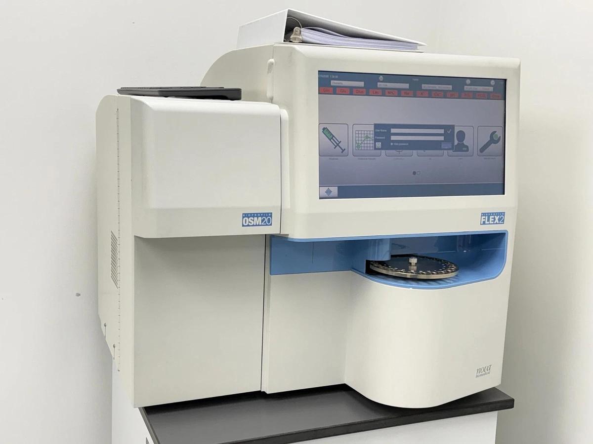 Used Nova Biomedical BioProfile FLEX2 Bioprocess Analyzer OSM20 | Osmolality pH Gas